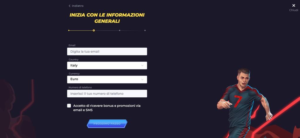 PowBet registration